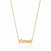 Customised Name Pendant Chain - (Font 5)