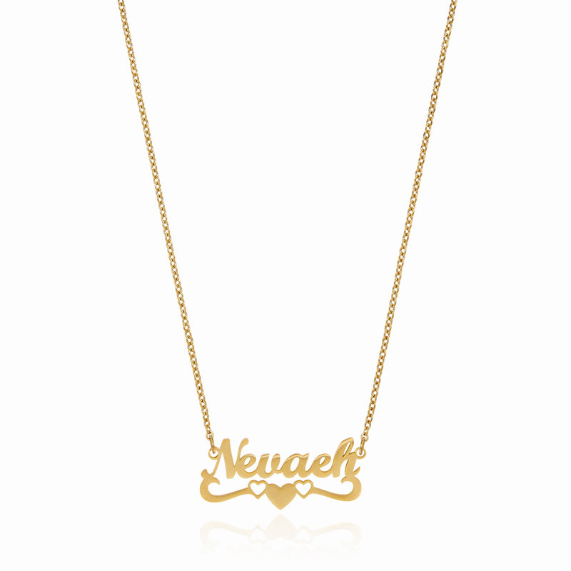 Customised Name Pendant Chain - (Font 7)
