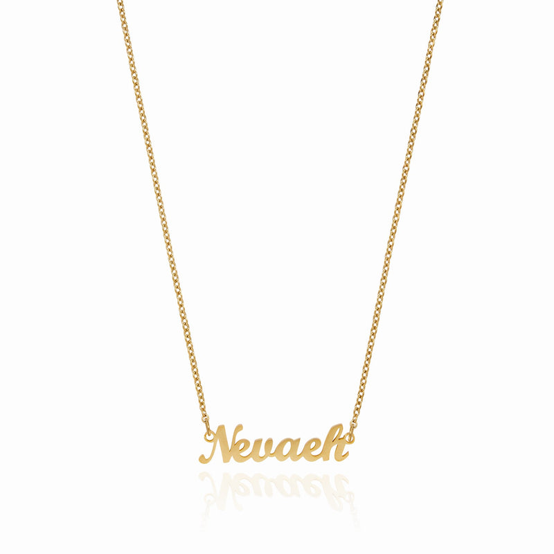 Customised Name Pendant Chain - (Font 8)