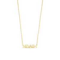 Customised Name Pendant Chain - (Font 21)