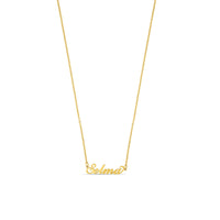 Customised Name Pendant Chain - (Font 18)