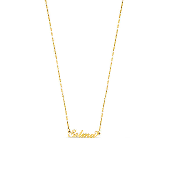 Customised Name Pendant Chain - (Font 18)