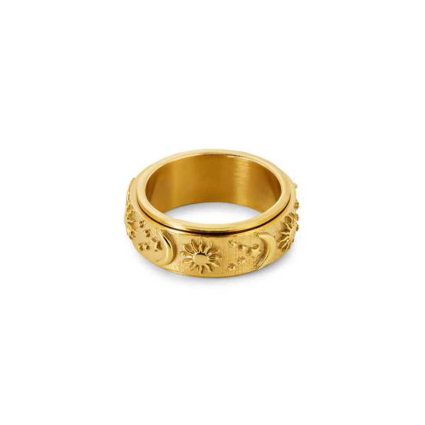 Eclipse Fidget Ring - Gold