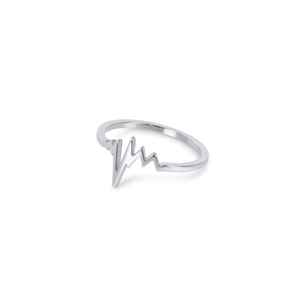 Rhythm Of Love Ring - Silver