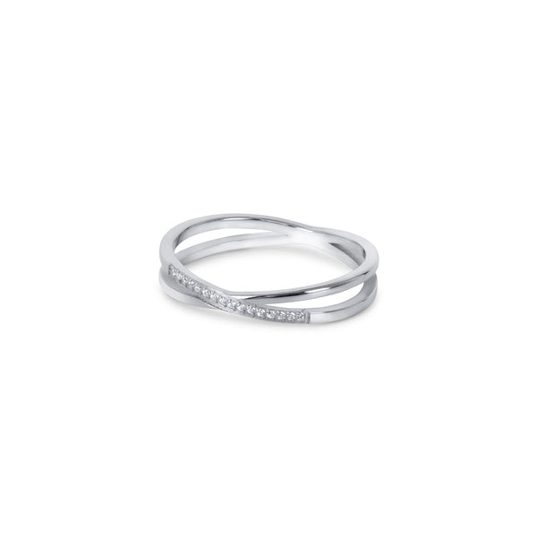 Lucia Stone Ring - Silver
