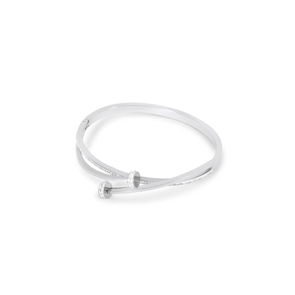 Nail Stone Bracelet - Silver