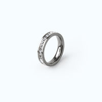 Monaco CZ Iced Ring - Silver