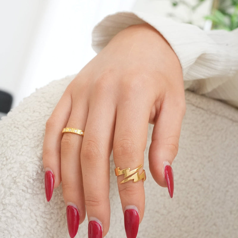 Bolt Ring - Gold