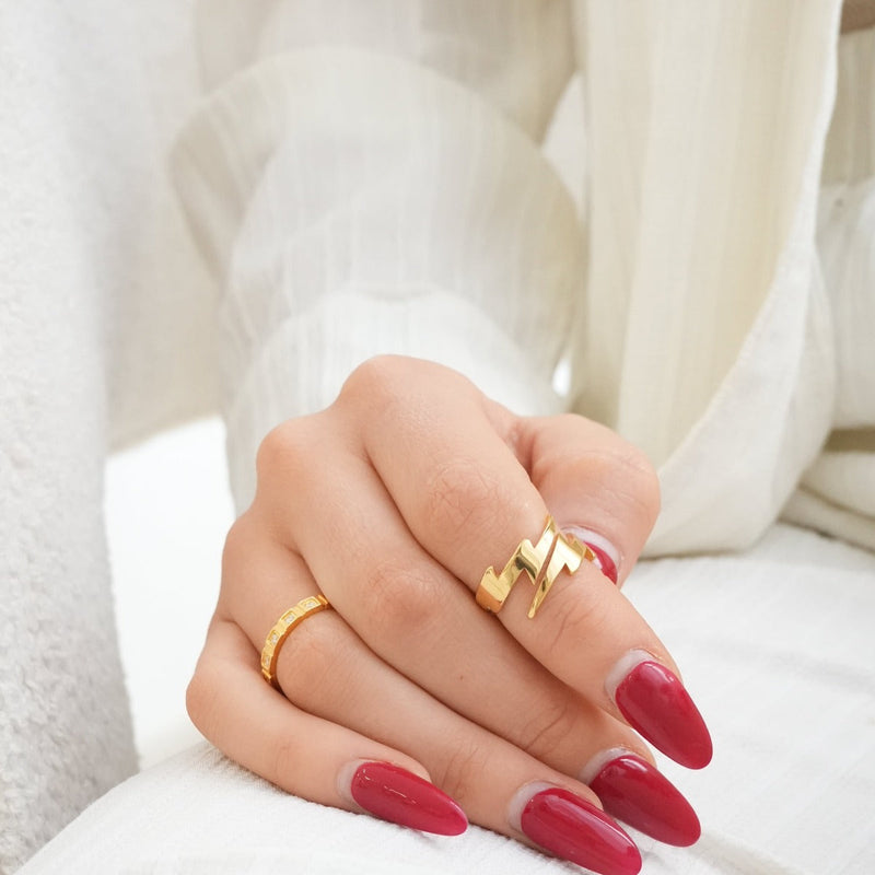 Bolt Ring - Gold