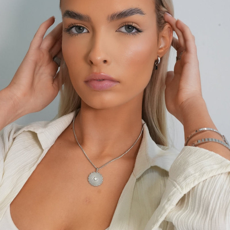 Albany Pendant Necklace - Silver