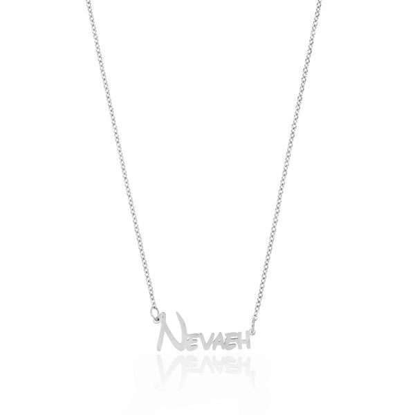 Customised Name Pendant Chain - Gold (Font 2)