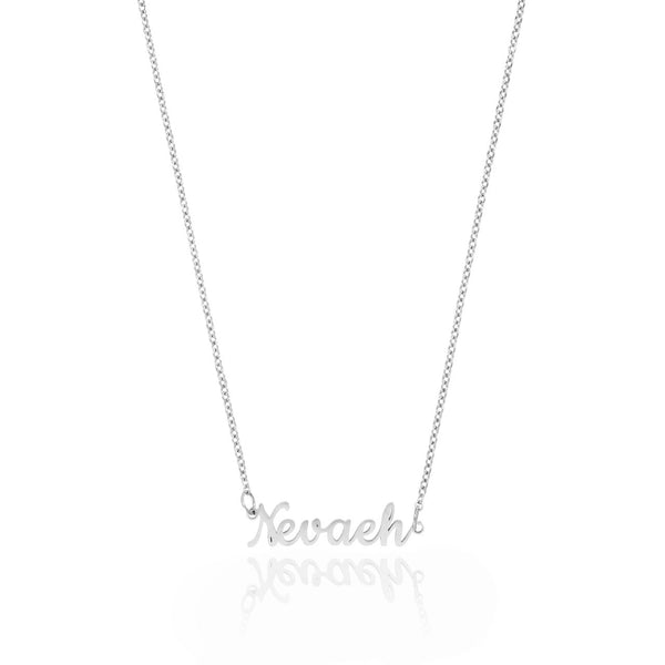 Customised Name Pendant Chain - Gold (Font 3)