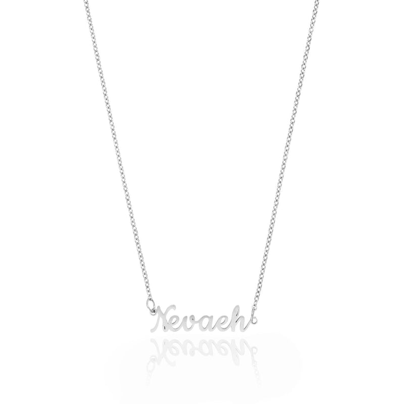 Customised Name Pendant Chain - Gold (Font 3)