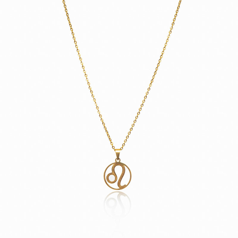 Star Sign Pendant Necklace - Gold