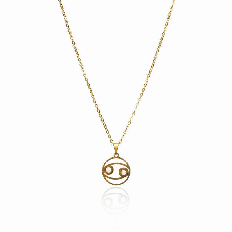 Star Sign Pendant Necklace - Gold