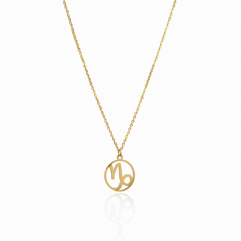 Star Sign Pendant Necklace - Gold