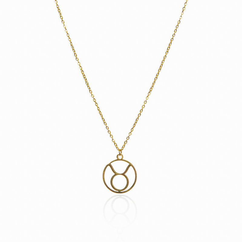 Star Sign Pendant Necklace - Gold