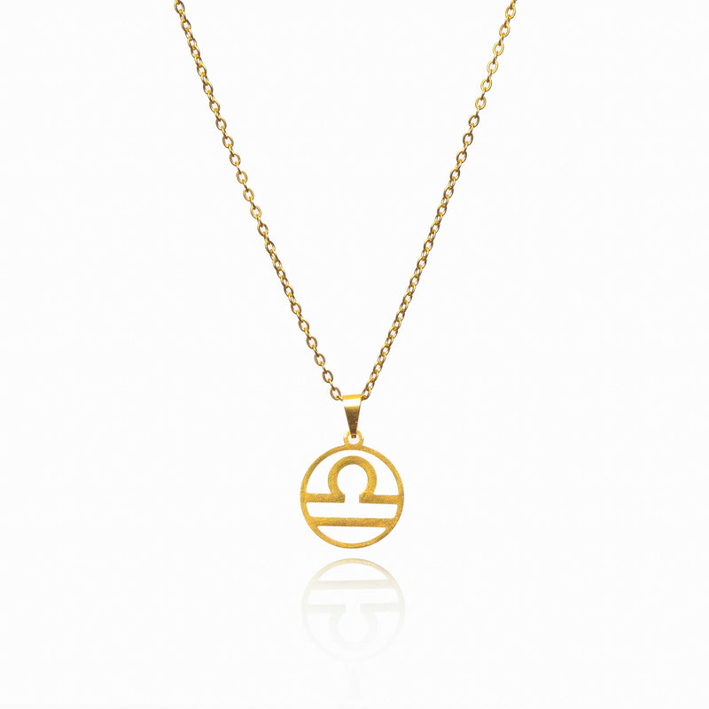 Star Sign Pendant Necklace - Gold