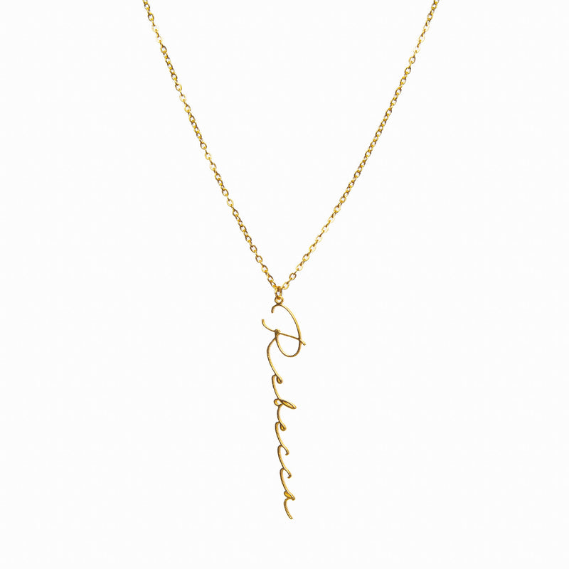 Customised Name Pendant Chain - (Font 1)