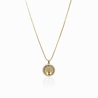 Tree Of Life Pendant Necklace - Gold