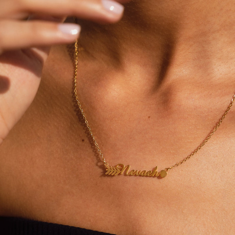 Customised Name Pendant Chain - (Font 9)