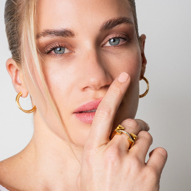 Tuscany Stone Ring - Gold