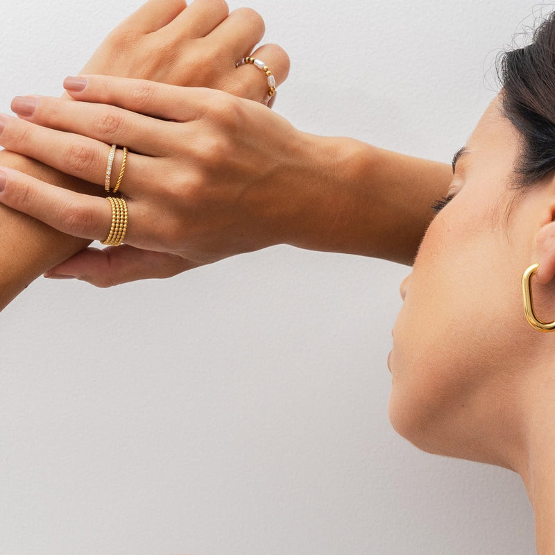 Larissa Layered Ring - Gold