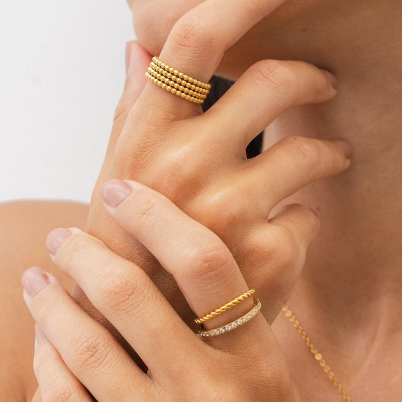 Larissa Layered Ring - Gold