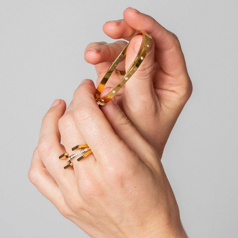 Tuscany Stone Ring - Gold