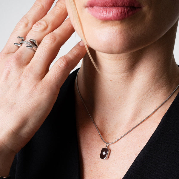 Tuscany Stone Ring - Silver