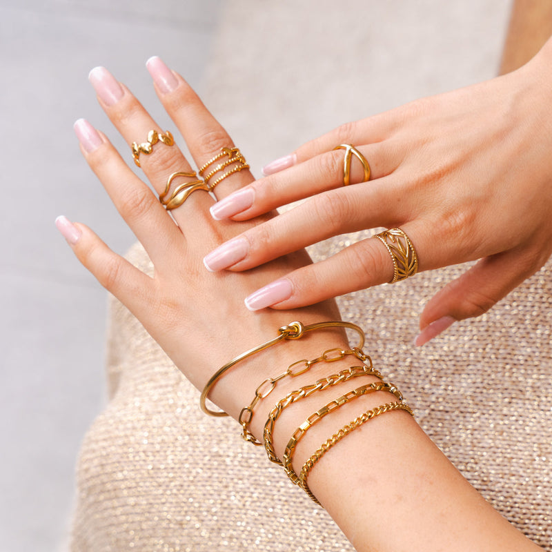Essential Bracelet Stack 2 - Gold