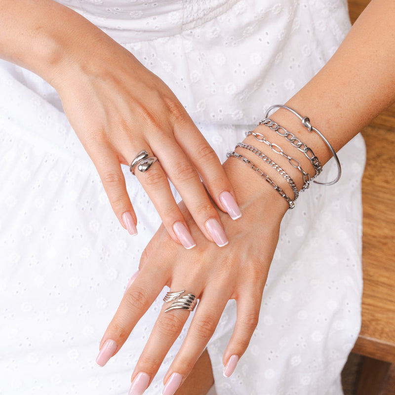 Essential Bracelet Stack 2 - Silver