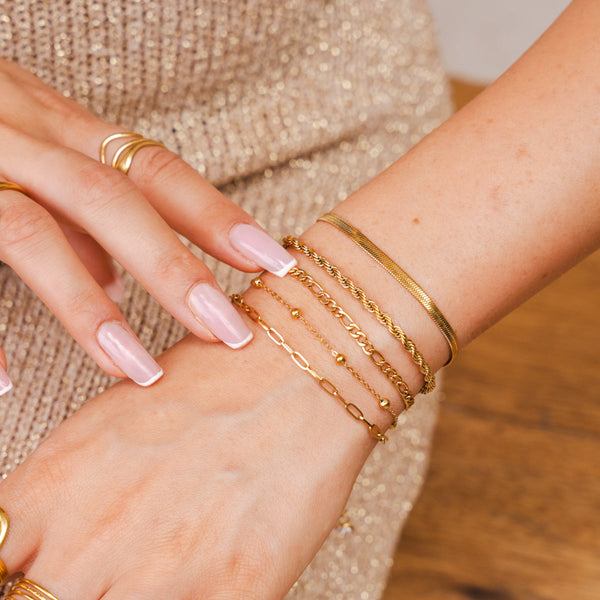 Essential Bracelet Stack 1 - Gold