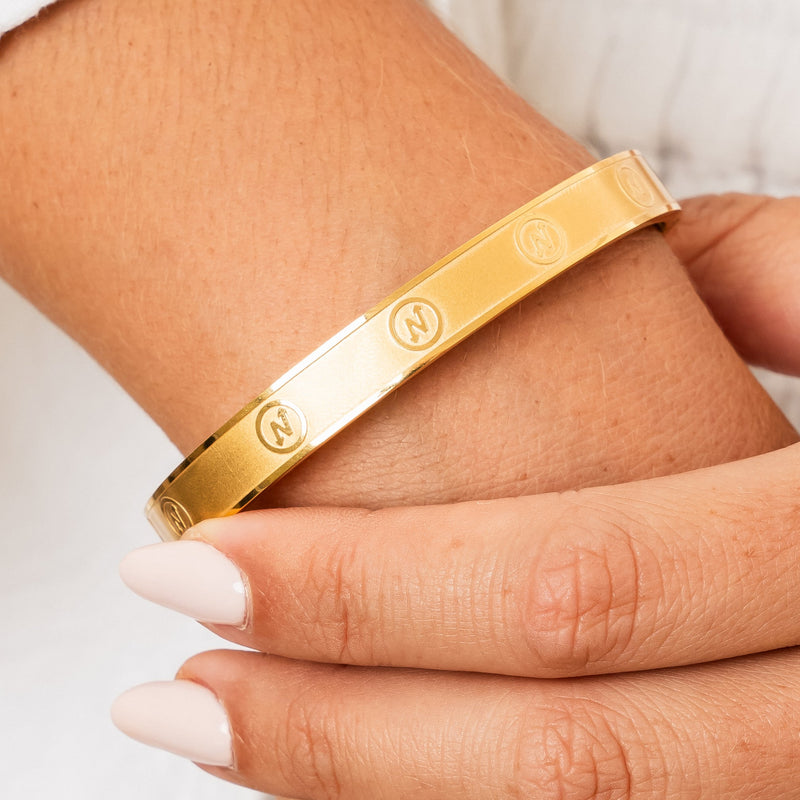 Nevaeh Paradise Bangle - Gold