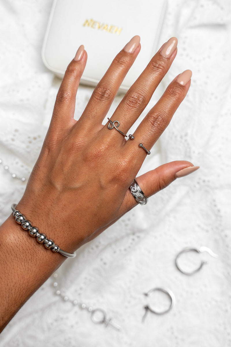 Eclipse Fidget Ring - Silver